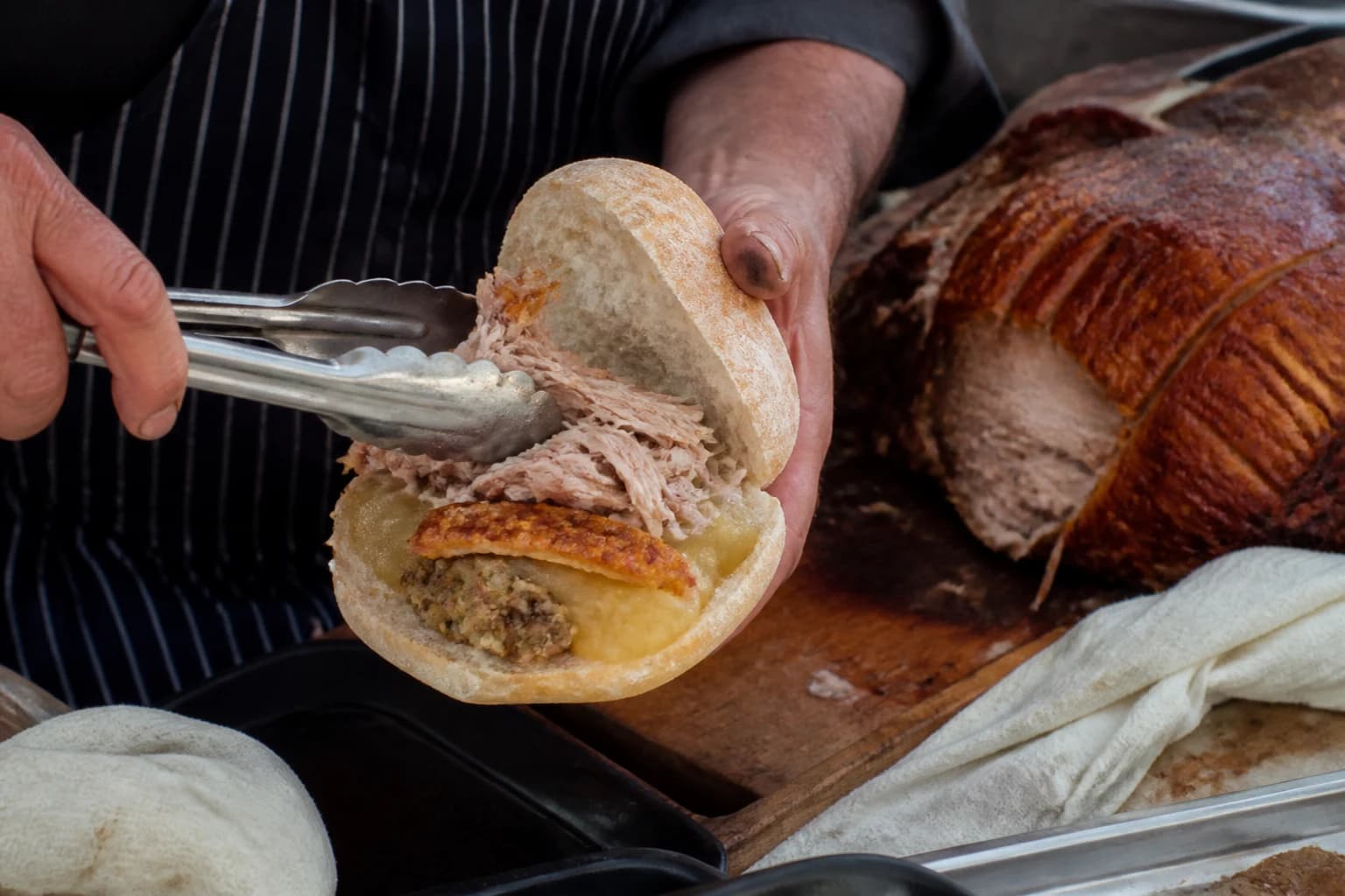 The Classic Hog from the Hog Roasts menu