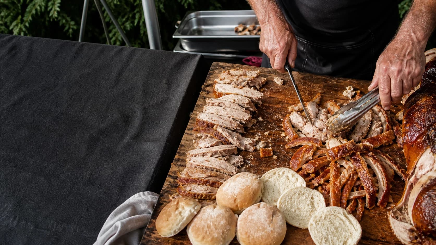 How much hog roast do you actually need per person?