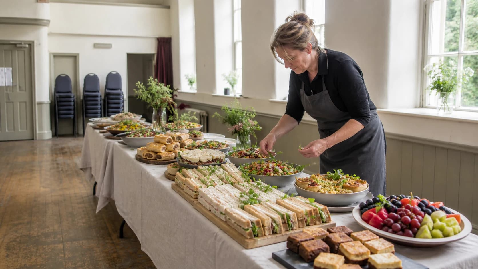 Catering in a village hall: the checklist nobody gives you